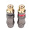 RCA female coaxial connector socket adapter 2 pcs 1