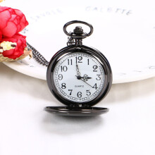 Giyblacko Pocket Watch Vintage Flip Quartz with Chain
