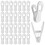 Pacote com 100 Prendedores de Cabide de Plástico Branco para Roupas de Bebê - 2,75 Polegadas, Prendedores de Cabide Multiuso para Calças e Meias 2