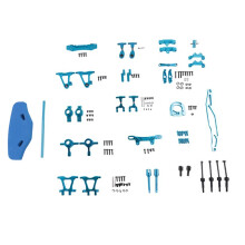 Metal Modification Accessory Kit Suspension Arms Steering Knuckle Set for TT02 TT-02 1/10 RC Car Upgrade Parts,1