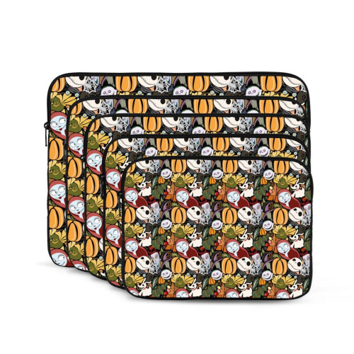 Nightmare Before Christmas laptop case neoprene with charm 1