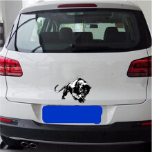 4X Tiger Car Sticker Cool Decals Vinyl Waterproof Auto Tuning Styling Black