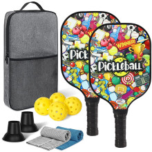 Fiberglass Pickleball Paddles Outdoor Recreation 2 Pack