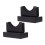 Baseball Bat Rack Black 2 pcs 1