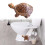 Ceramic toilet cap with frog fish turtle design for tall 1