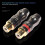 RCA female coaxial connector socket adapter 2 pcs 6