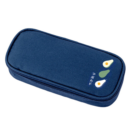 Hesroicy pencil case Oxford cloth fruit print large capacity 1