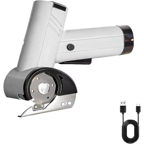 Forbici elettriche wireless per cartone, ricaricabili e con luce LED.