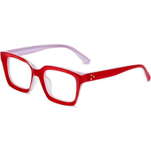 Classic thick square frame clear lens eyeglasses