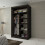 MN Furniture (Wenge, 120cm) Double Sliding Doors Mirrored Wardrobes 2