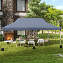 10x20 pop-up partytent, in hoogte verstelbaar, inclusief draagtas