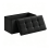 (Black, Triple(110*38*38cm)) Large Foldable Ottoman Storage Box Foot Stool 1