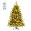 Árvore de Natal artificial pré-iluminada de 150 cm, com 250 LEDs e dobradiças. 1