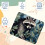 Mousepad Coon Leaf, αντιολισθητικό Mousepad, χαλάκι γραφείου, υφασμάτινο στυπόχαρτο Jiaji, 3