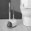 Ensemble ventouse et brosse WC avec support blanc 6