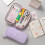 Hesroicy double-layer pen bag with multiple compartments 3