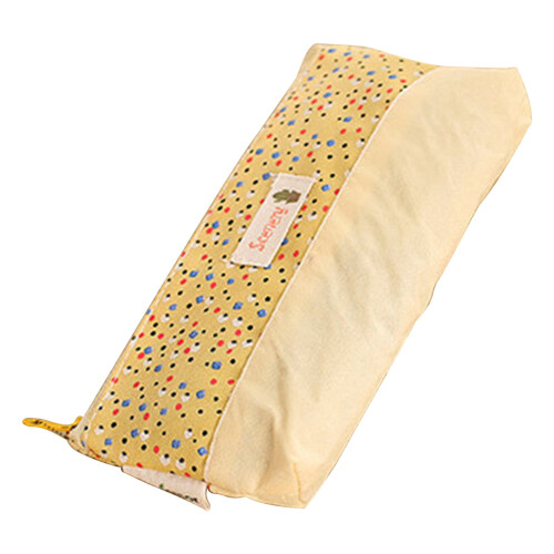 Floral Print Pencil Case Dust-Proof Portable 1pc 1