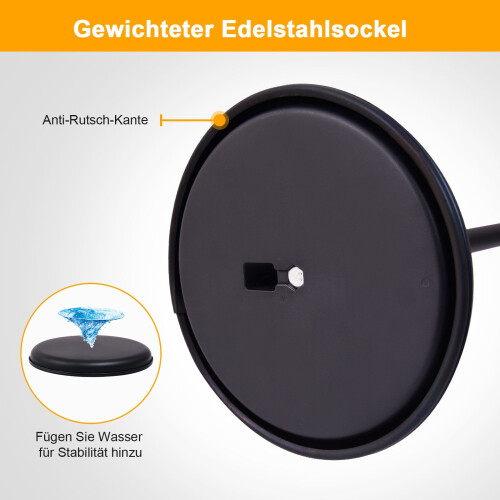 Suporte de chão para pôsteres A4, giratório 360, 83-130 cm 2