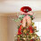 Christmas Tree Topper Red Candy Cane Bow with 6.5ft Ribbon 6
