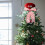 Christmas Tree Topper Red Candy Cane Bow with 6.5ft Ribbon 7