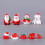 Miniature Bear Christmas Cake Decoration 1 piece 5