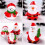 Miniature Bear Christmas Cake Decoration 1 piece 8