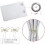 Light-Filtering Curtains Greyish White 52x102 Inch Gold 4