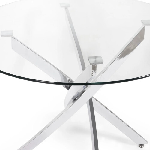 Anderson Round Glass Dining Table 2