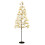 Árvore de luzes LED de 150 cm, 1000 luzes brancas quentes, com base de cimento. 3
