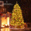 Árvore de Natal artificial pré-iluminada de 180 cm, com 250 LEDs e 11 modos de iluminação. 2