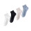 Seamless Socks - 4 Pack Black + light gray + dark gray + navy + khaki 4