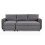 Angel Sofabed With Storage Light Grey Linen Fabric 5