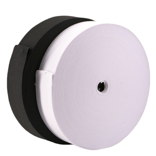 Thickened Elastic Band, Black+White (3 Meters Each)  S