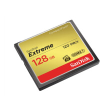 SanDisk Extreme CompactFlash 128GB R120MB/s W80MB/s SDCFXSB-128G-G46