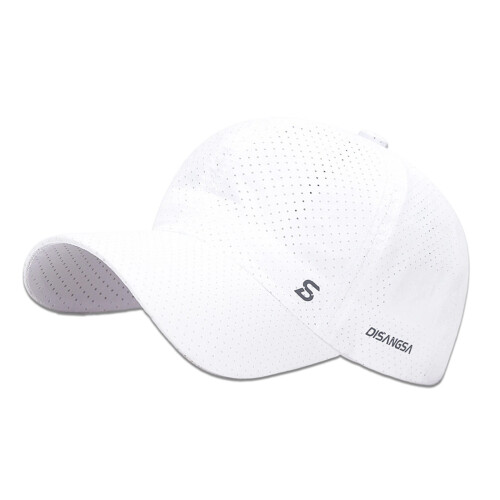 Comfortabele hardloophoed, zonbescherming, sneldrogende-Wit