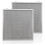 Professioneller Aluminium-Dunstabzugshaubenfilter, 2er-Pack, 4