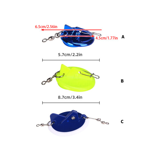 Dipsy Diver Adjustable Trolling Diving Disc Diver-4.5cm 1