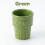 Ceramic Ice Cream Bowl Fun Cone Shape Sundae-Light Green 11