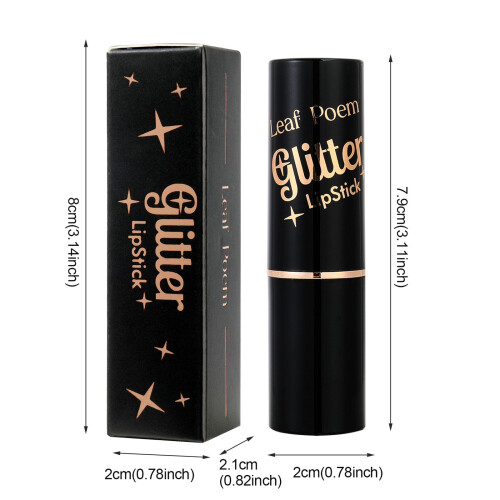 Glittersing Lip Color Cream Glatt aufzutragender glitzernder-06 1