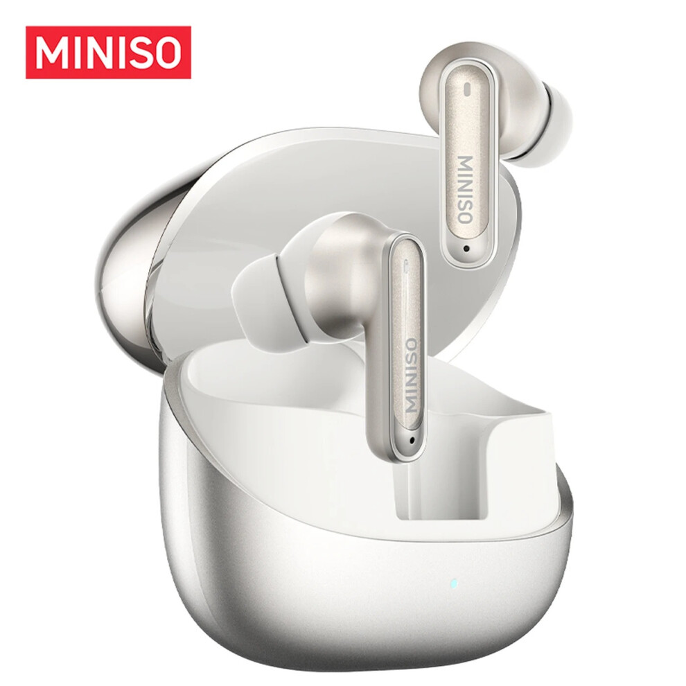 Photos - Headphones MINISO MS106 Wireless Bluetooth 6.0 In-Ear Earbuds, AI Language Translation, Hi-Fi Sound, IPX5 Waterproof, for Office/Sports