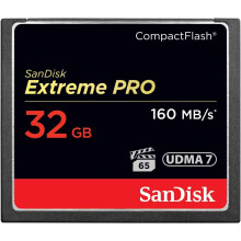 SanDisk Extreme Pro CompactFlash 32GB 160MB/s SDCFXPS-032G-X46