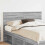 VidaXL vidaXL Headboard Grey Sonoma Engineered wood 1