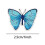 500Pcs Butterfly Flower Decorative Sticker Adhesive Wrapping 6