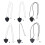 Collier de guitariste en Silicone, support de collier-style4 2