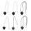 Collier de guitariste en Silicone, support de collier-style4 3