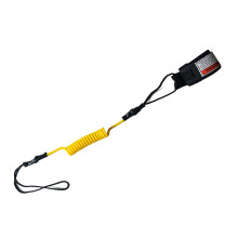 Opgerolde SUP Leash Stand-Up Paddle Board Handtouw Polsband-Geel