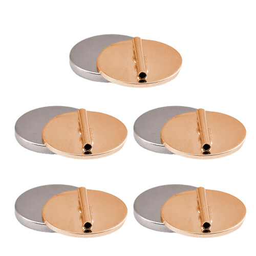 Convertisseur de broches magnétiques multi-usages, 5 pièces,-Or