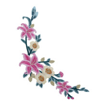Embroidered Patches Florals Applique For Clothing Bags Hat-S