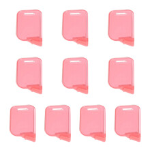 10 stuks Plastic Trading Card Box Baffle Clip Card Spacer-Roze