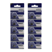 CR927 CR 927 Knopfzelle, Set mit 5/10 Stück-10 Stück